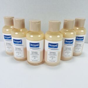 6 Dermasil Oatmeal Milk Toner Oatmeal & Snow Mushroom 4 fl oz Renew Soothe NEW